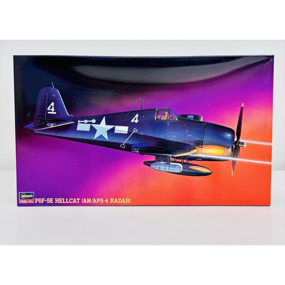 Hasegawa F6F-5E Hellcat AN/APS-4 Radar 1:32 Plastic Model Kit 08101 New - Picture 1 of 7